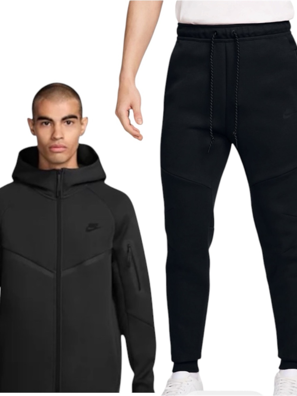 Nike Tech Fleece Full-Zip Hoodie & Sweatpants Set Men's Medium ✔️